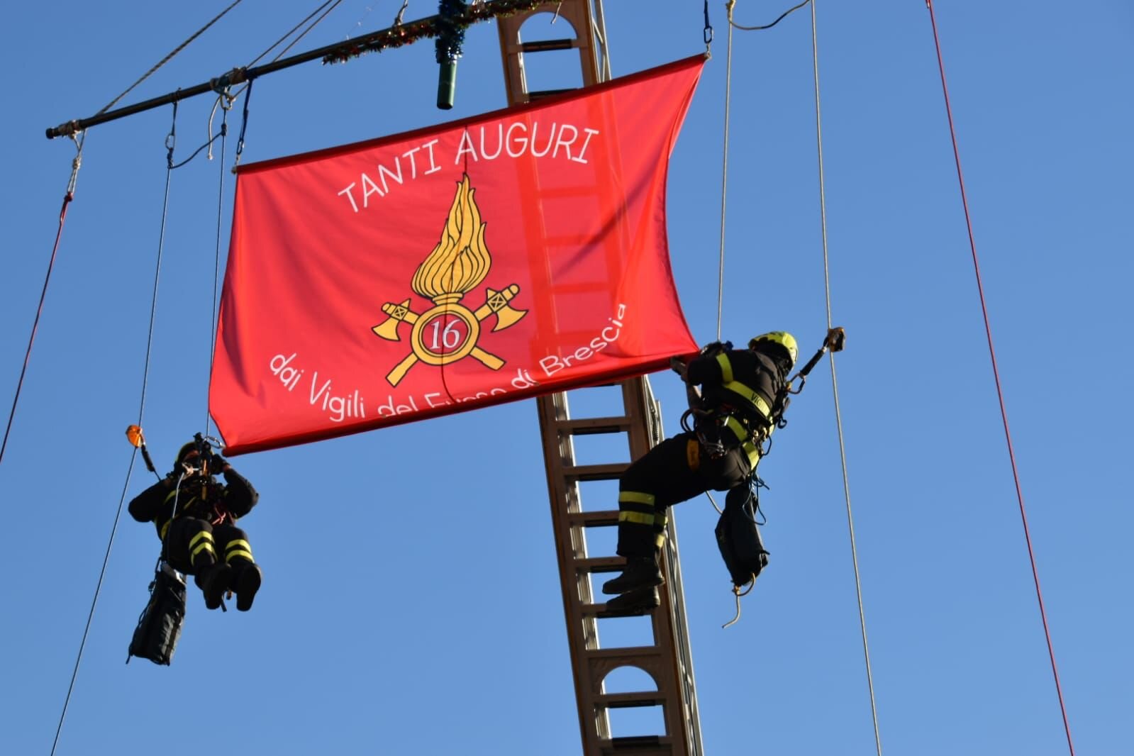 Bandiera personalizzata dei Vigili del Fuoco