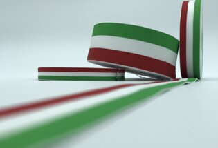 nastro canettato tricolore