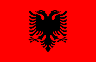 Bandiera Albania