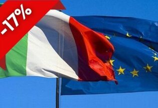 Bandiera Italiana e dell'Unione Europea