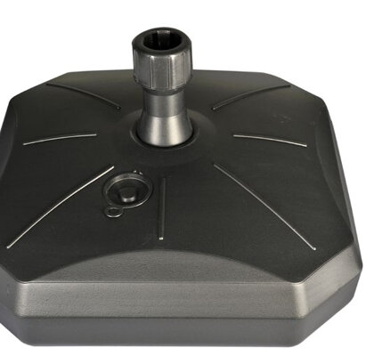 Base a tanica riempibile per esterni da 50 kg per aste diametro 32 e 50