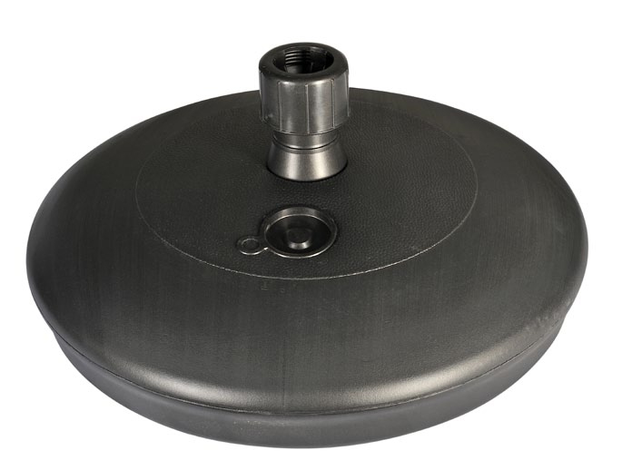 Base Per Ombrellone Simple Deluxe 50 Cm – Riempibile Con Sabbia O Acqua, Regolabile, Per Giardino E Terrazzo, Nero - 3