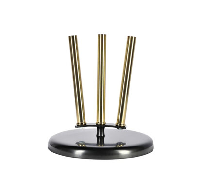 Base nera da interno a 3 posti lux