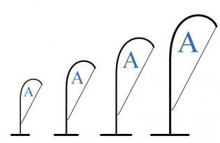 Bandiere a Vela Bandiere a Goccia