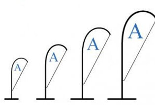 Bandiera a goccia in vendita