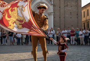 Asta Junior in fibra di vetro nera