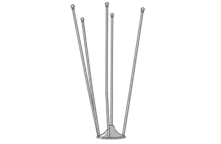 Accessori per bandiere da tavolo